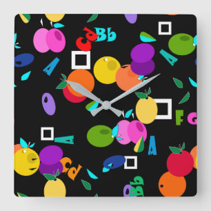 Reloj Cuadrado Orchard