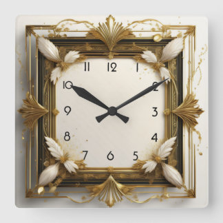 Reloj Cuadrado Oro Art Deco
