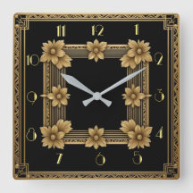 Oro elegante Art Deco