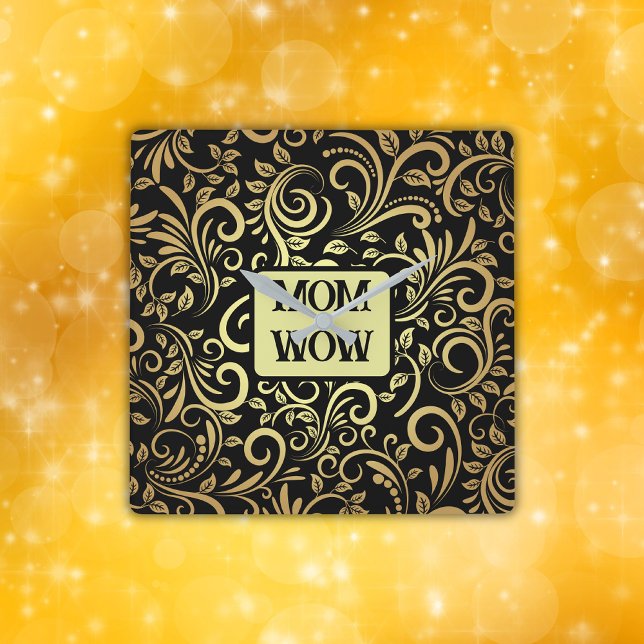 Reloj Cuadrado Oro y negro - MOM - OW | (Subido por el creador)