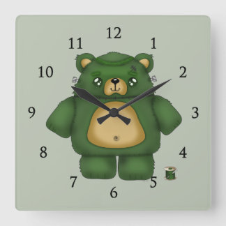 Reloj Cuadrado Oso de Frankenstein