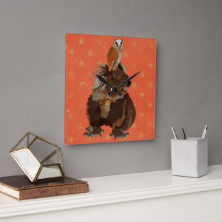 RELOJ CUADRADO OSO KOALA Y OWL