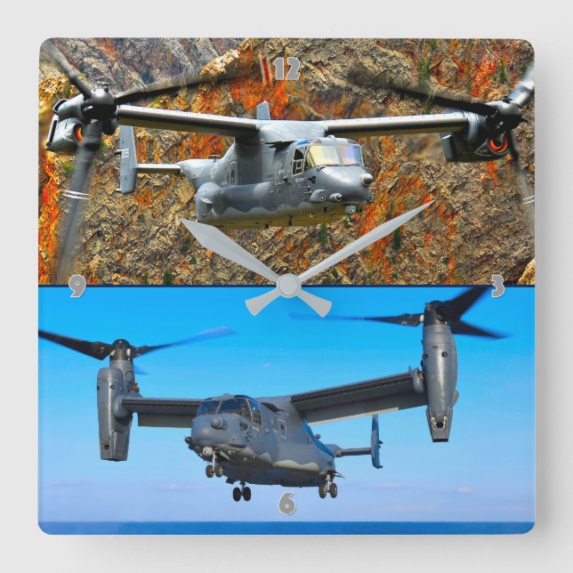 RELOJ CUADRADO OSPREY CV-22 (Anverso)