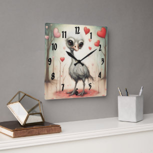 Reloj Cuadrado Ostrich Amor 2