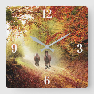 Reloj Cuadrado Otoño Rush