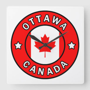 Reloj Cuadrado Ottawa Canada