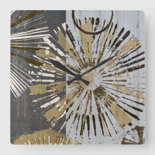 Reloj Cuadrado Outburst Tiles III