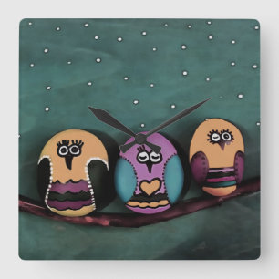 Reloj Cuadrado Oval Shaped Ows contra el Arte Primitivo NightSky