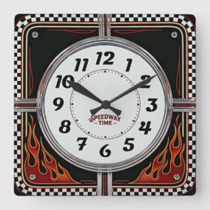 Reloj Cuadrado Óvalo de velocidad