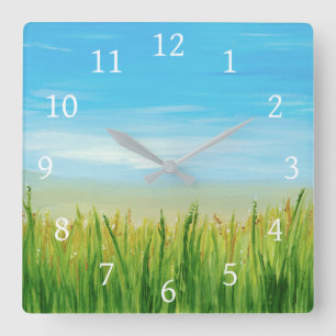 Reloj Cuadrado Paisaje 465