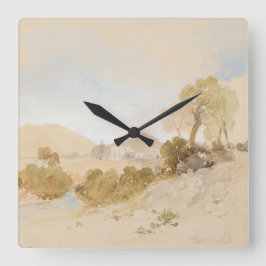 Reloj Cuadrado Paisaje acuático cerca de San Francisco, México