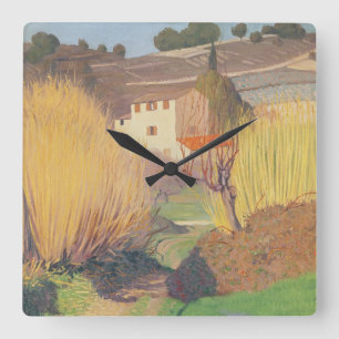 Reloj Cuadrado Paisaje en Lagnes, 1921