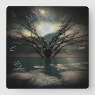 Reloj Cuadrado Paisaje mágico