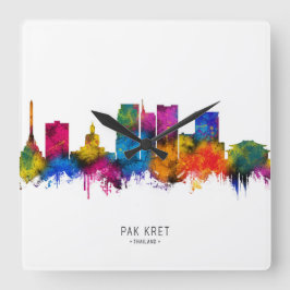 Reloj Cuadrado Pak Kret Thailand Skyline