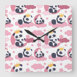 Reloj Cuadrado Panda Lover I Am Nicknamed As Panda