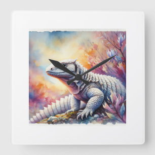 Reloj Cuadrado Pantydraco in Watercolor 160724AREF255 - Watercolo