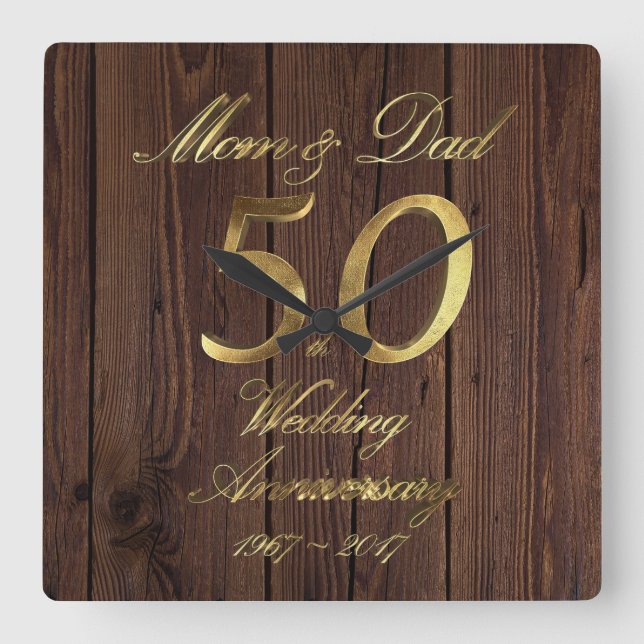 Reloj Cuadrado para 2022 ver mi colección de 50 años (Anverso)