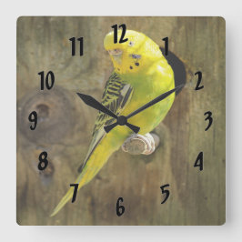 Reloj Cuadrado Paracaídas amarillo bonito