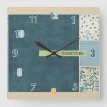 Parche azul con pared