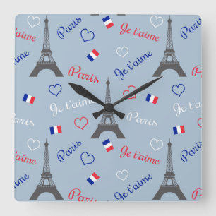 Reloj Cuadrado París