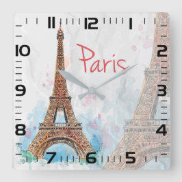 Reloj Cuadrado Paris