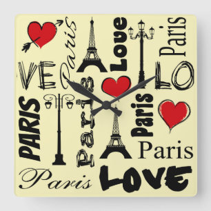 Reloj Cuadrado París