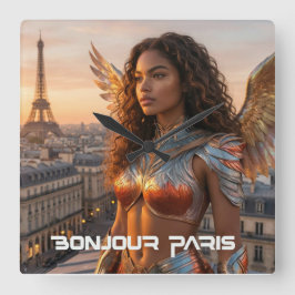 RELOJ CUADRADO PARIS - BUENOS DÍAS