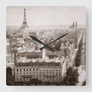 Reloj Cuadrado París: Visión aérea, 1900