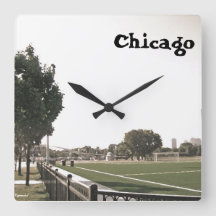 Parque de Chicago en pinceladas de pintura
