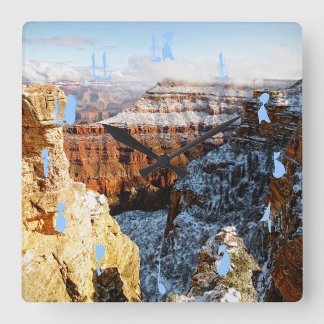Reloj Cuadrado Parque nacional del Gran Cañón, Arizona, los (Anverso)