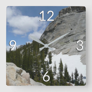 Reloj Cuadrado Parque nacional Yosemite de nevadas de granito II