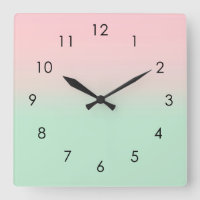 Pastel Aesthetic Ombre Gradient Pink Mint Green