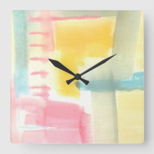 Reloj Cuadrado Pastel Luxe I