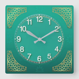 Reloj Cuadrado pastel moderno