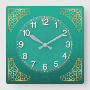 Reloj Cuadrado pastel moderno