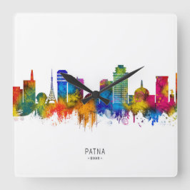 Reloj Cuadrado Patna Bihar horizonte