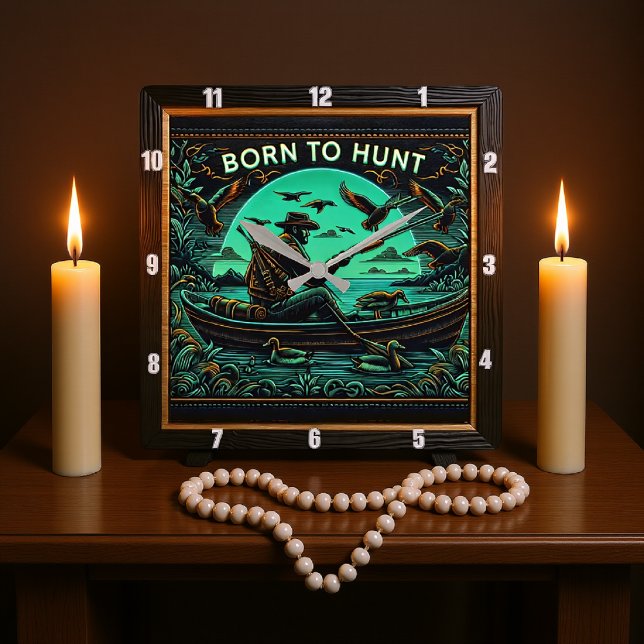 Reloj Cuadrado Patos en la niebla (Subido por el creador)