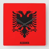 Patriótico de Bandera Nacional de Albania