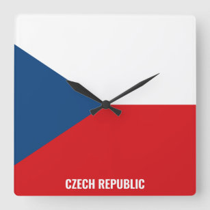 Reloj Cuadrado Patriótico de Bandera Nacional de la República Che
