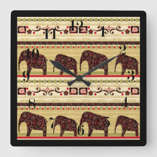 Reloj Cuadrado Patrocinio africano