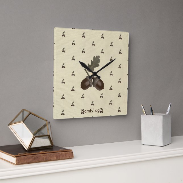 Reloj Cuadrado patrón_3_acorn_1 (Oficina)