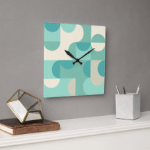 Patrón de círculos en beige taupe azul verde menta