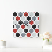 Patrón de hexágono de arte moderno