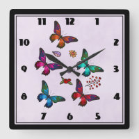 Patrón de mariposas de color moda en rosa pastel