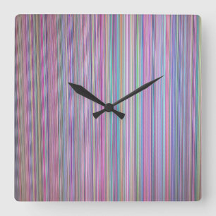 Reloj Cuadrado Patrón de prueba de pantalla de TV roto
