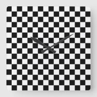 Patrón de tablero de ajedrez en blanco y negro