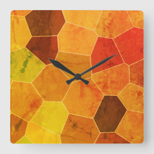 Reloj Cuadrado Patrón ruso