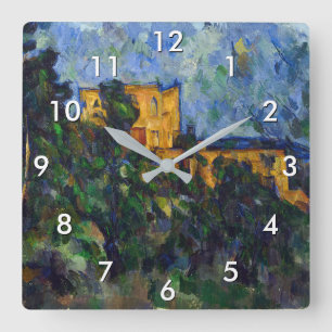 Reloj Cuadrado Paul Cezanne - Castillo Negro