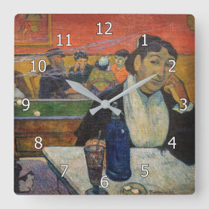 Reloj Cuadrado Paul Gauguin - El Café de Noche, Arles