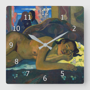 Reloj Cuadrado Paul Gauguin - Nunca más / O Taiti